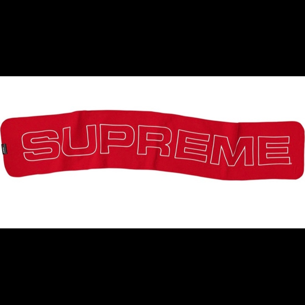 🔥Supreme polar Tec scarf (Red)🔥